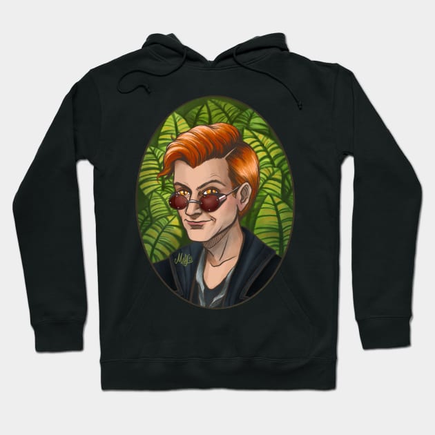 Crowley in Watercolor Hoodie by Molly11